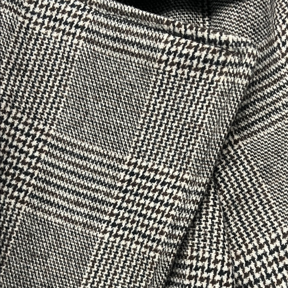 Banana Republic Classic Plaid Trench Coat - Brown/Gray XL NWT - Picture 8 of 9